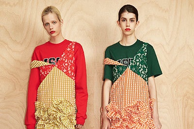 MSGM 2017年リゾート - スポーティーな女性に捧げる満開の花々