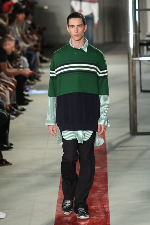  MSGM 2017年春夏メンズコレクション - ストリートスタイルに花と直線の気品をコピー