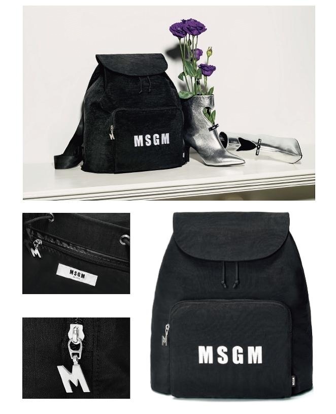 MSGMの限定マガジン『MSGM MAGAZINE #3』ブランドロゴ入りバックパック付属コピー
