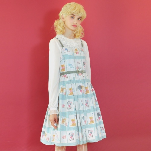 エミリーテンプルキュート“子猫”モチーフのワンピース、フリルやリボンでガーリーにコピー エミリーテンプルキュート“子猫”モチーフのワンピース、フリルやリボンでガーリーにコピー