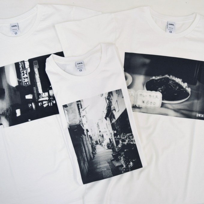 エドウイン、創業地・日暮里の街並みを映した100枚限定のフォトTシャツ発売 コピー