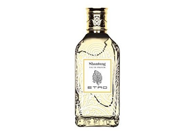 エトロの新作フレグランス「シャンタン」- 春の庭園をイメージした香り、純白ペイズリー柄のボトル