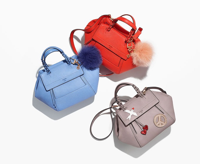トリー バーチ、クリスマスに最適なバッグ＆小物「ピース＆ラブ コレクション」ハートや鳥のモチーフコピー