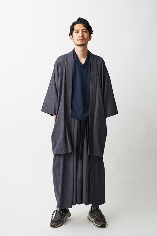 トローヴの浴衣ライン「和ROBE」の冬限定アイテム - 保温性ある羽織コートとセットアップのハカマコピー