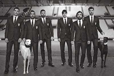 トラサルディがユベントスFCの公式スーツをデザイン