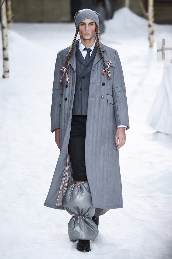 トム ブラウン 2018 -19年秋冬コレクション - 雪降る街、紳士を夢見る子コピー トム ブラウン 2018 -19年秋冬コレクション - 雪降る街、紳士を夢見る子コピー
