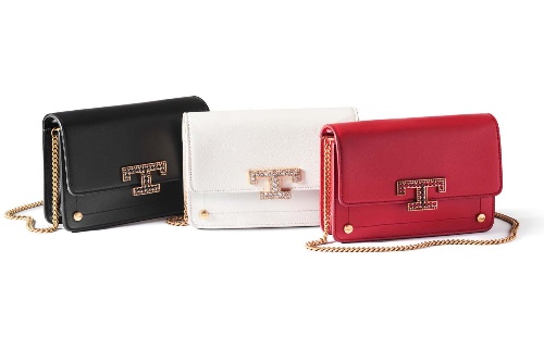 トッズ「T タイムレス」にバレンタイン限定ベルトポーチ、華やかなTモチーフ付き＆マイクロサイズで