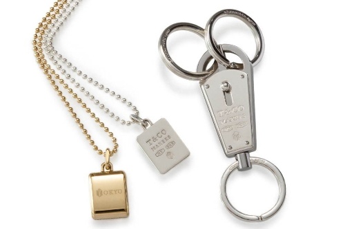 ティファニー 1837 メイカーズ限定アクセサリー、TOKYOロゴのペンダント＆キーホルダー