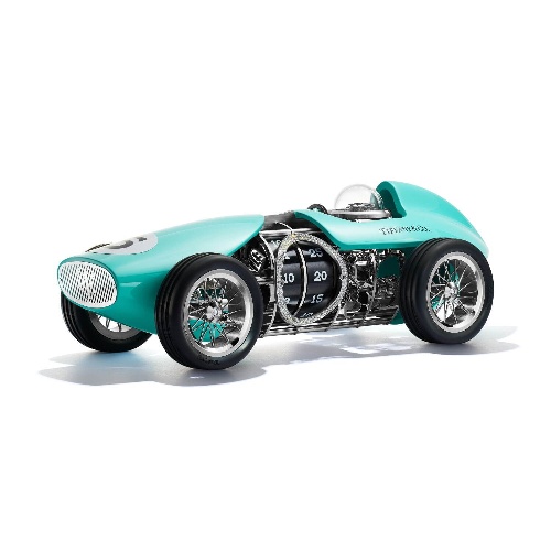 ティファニー”レースカー”着想の置き時計、ティファニーブルーのボディ×輝くダイヤのベゼルコピー ティファニー”レースカー”着想の置き時計、ティファニーブルーのボディ×輝くダイヤのベゼルコピー