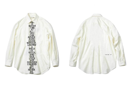 ソーイの“フランク・シナトラ”リリックシャツなど「M.I.U.」初売りに、秋冬セールもコピー ソーイの“フランク・シナトラ”リリックシャツなど「M.I.U.」初売りに、秋冬セールもコピー
