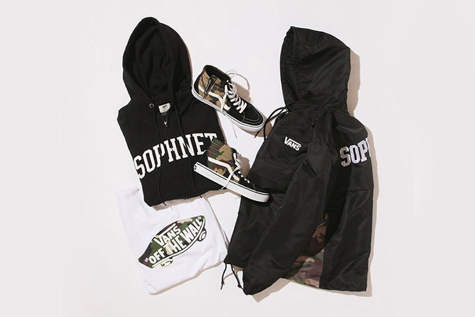 ソフ×VANS コラボコレクション、カモフラ柄のスニーカーやフーディなどコピー