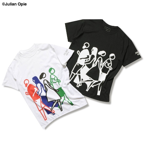 ソフネット×ジュリアン・オピーのコラボ、シンプル＆ポップなアートワークをプリントしたTシャツなどコピー