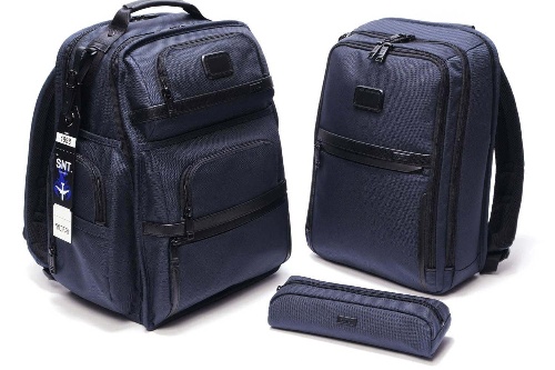 トゥミ×ソフネットの新作バッグ＆小物、ネイビー×カモフラージュ柄の通勤バックパックなど