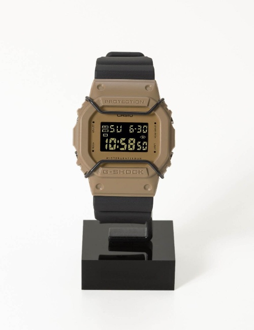 ミスター・ジェントルマン×G-SHOCK、初のコラボ腕時計 - ベージュを基調にプロテクターを装備コピー ミスター・ジェントルマン×G-SHOCK、初のコラボ腕時計 - ベージュを基調にプロテクターを装備コピー