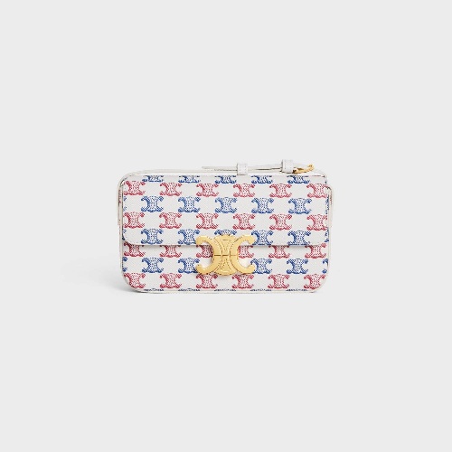 セリーヌ“テニスウェア”着想、トリコロールカラーの「トリオンフ」バッグ&財布などコピー セリーヌ“テニスウェア”着想、トリコロールカラーの「トリオンフ」バッグ&財布などコピー
