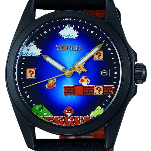 スーパーマリオブラザーズコラボの腕時計、セイコーより発売  - ゲームの1‐1面が文字盤にコピー
