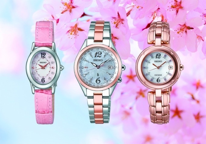 セイコー「 しだれ桜・ソメイヨシノ・雪桜」イメージした春の限定ウォッチコピー セイコー「 しだれ桜・ソメイヨシノ・雪桜」イメージした春の限定ウォッチコピー