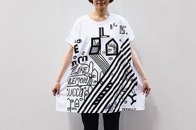 ZUCCa×れもんらいふ、千原徹也が描くアートをTシャツやリュック、コートに