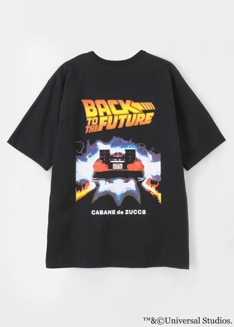 ZUCCaが『バック・トゥ・ザ・フューチャー』とコラボ、タイムマシン「デロリアン」のTシャツやバッグコピー