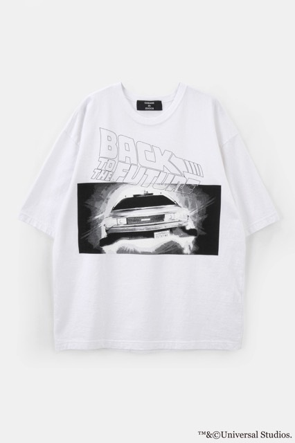 ZUCCaが『バック・トゥ・ザ・フューチャー』とコラボ、タイムマシン「デロリアン」のTシャツやバッグコピー