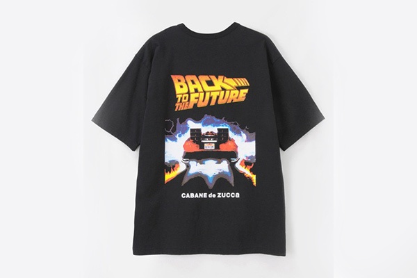 ZUCCaが『バック・トゥ・ザ・フューチャー』とコラボ、タイムマシン「デロリアン」のTシャツやバッグ