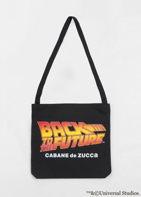 ZUCCaが『バック・トゥ・ザ・フューチャー』とコラボ、タイムマシン「デロリアン」のTシャツやバッグコピー