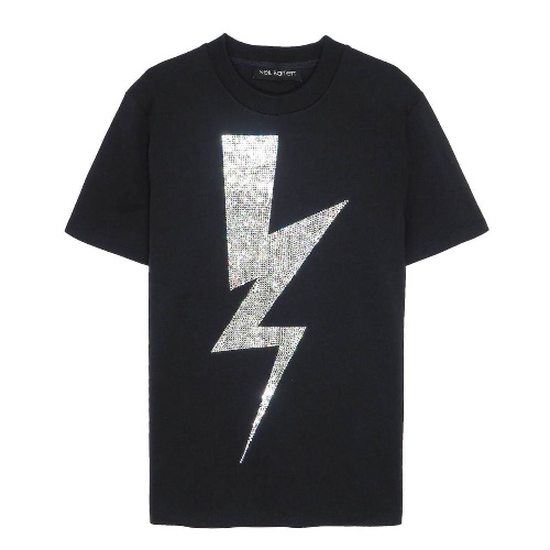 ニール バレット、オランダ人著名画家の絵画にインスパイアされたアートコラージュTシャツコピー ニール バレット、オランダ人著名画家の絵画にインスパイアされたアートコラージュTシャツコピー