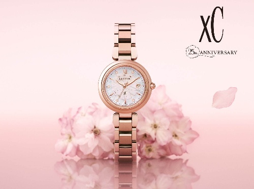 シチズン クロスシー“桜”モチーフの限定腕時計、“花開く瞬間”を描いた文字板&サクラピンクのケースコピー シチズン クロスシー“桜”モチーフの限定腕時計、“花開く瞬間”を描いた文字板&サクラピンクのケースコピー