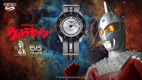 セイコー 5スポーツ×ウルトラセブンの腕時計、“ウルトラ警備隊のメカ”着想のシルバーダイヤルコピー セイコー 5スポーツ×ウルトラセブンの腕時計、“ウルトラ警備隊のメカ”着想のシルバーダイヤルコピー
