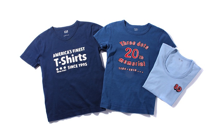 スリードッツ×ビューティフルピープル限定Tシャツ発売 - 異なる4色のインディゴカラーコピー