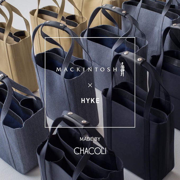 マッキントッシュ×ハイクから、チャコリのトートバッグが阪急メンズ東京で発売コピー