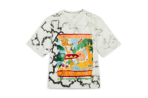 ステラ マッカートニー“アマゾンに生息する動物”描いたマーブルカラーTシャツ＆スウェット