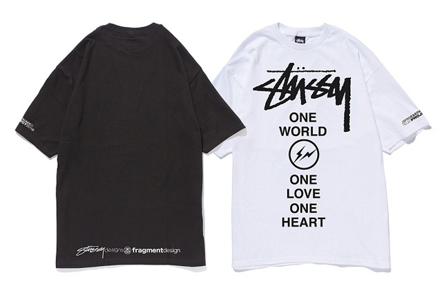 STUSSY×藤原ヒロシ(Fragment Design)のチャリティーTシャツ発売コピー