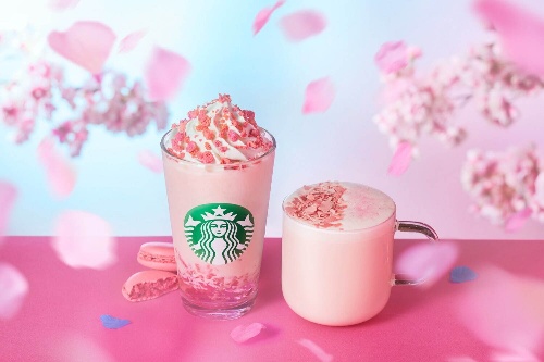 スターバックス新作「さくら 咲くサク フラペチーノ」花びら入りさくらジェリー×マカロンのサクッと食感コピー スターバックス新作「さくら 咲くサク フラペチーノ」花びら入りさくらジェリー×マカロンのサクッと食感コピー