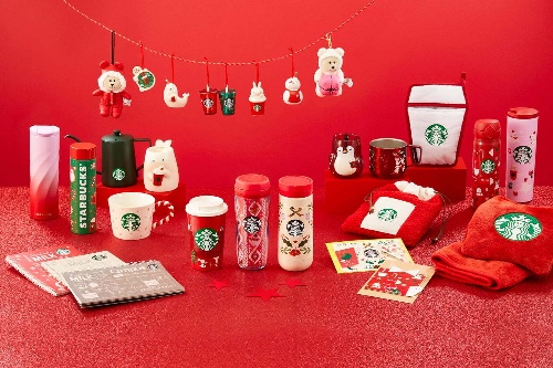 スターバックスのクリスマス2021限定グッズ第1弾、うさぎやペンギンがモチーフのタンブラー＆マグなど