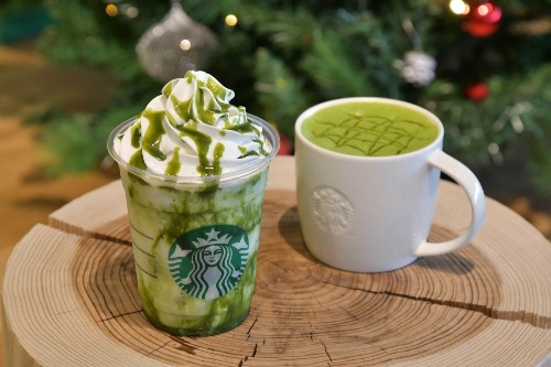 スターバックス、抹茶×ホワイトチョコレートのフラペチーノ＆ホットドリンク限定発売コピー
