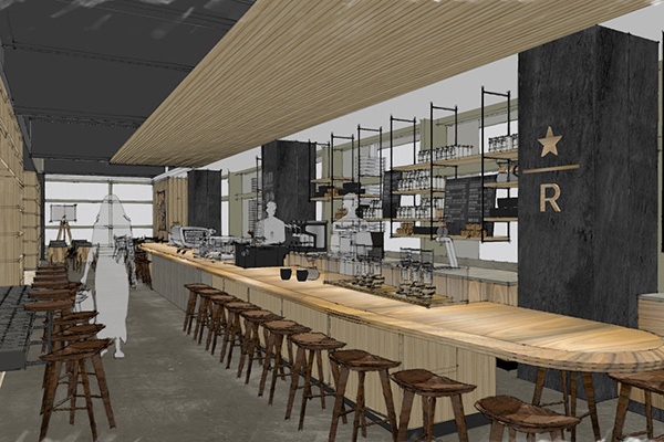 スタバ東京ミッドタウン店が移転オープン - コーヒーとビールを合わせた限定ドリンクも