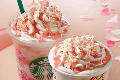 スターバックスから日本限定フラペチーノ＆ラテ「キャラメリー さくら チョコレート」発売