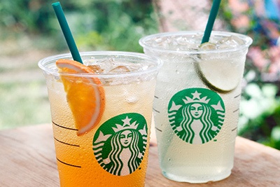 スターバックス、オレンジとライムのリフレッシュドリンク - リフレッジャーズ発売