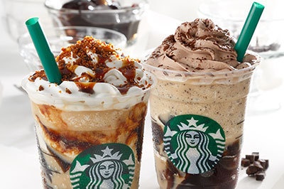 スターバックスよりキャラメルとチョコレートの「コーヒー ジェリー フラペチーノ」新登場