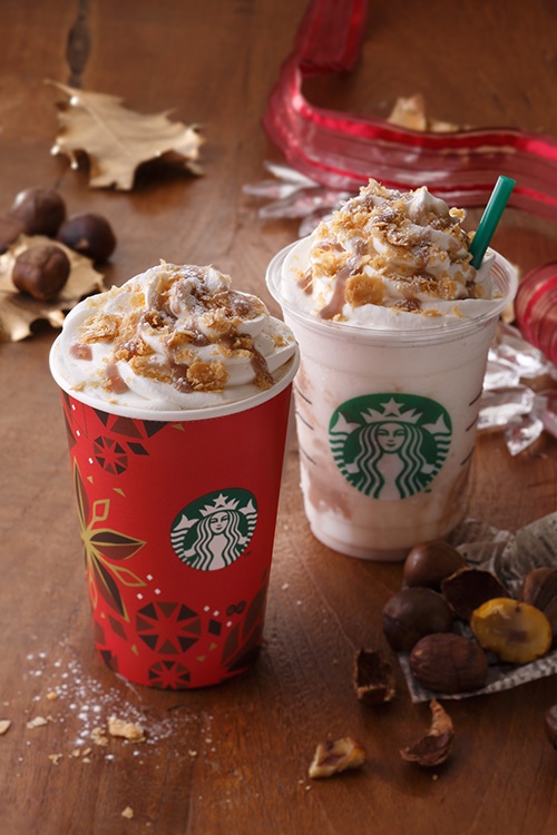 スターバックス冬の限定メニューは“マロン パイ”のフラペチーノ＆ラテコピー