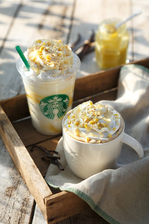 スターバックスよりレモンが香るクリーミー バニラ フラペチーノ＆ラテ - 春限定コピー