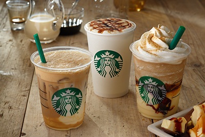 スターバックスから「キャラメル＆プディング フラペチーノ」など限定ドリンク3種