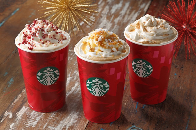 スターバックスから「スノー メイプル トフィー ラテ」など3種の季節限定ドリンクコピー