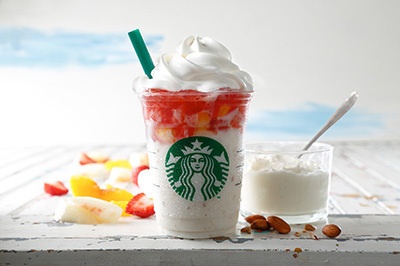 スターバックスから新作フラペチーノ「フルーツ-オン-トップ-ヨーグルト」限定発売
