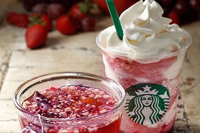スターバックスから新作「フルーツ クラッシュ ＆ ティー / フラペチーノ」フルーツ果肉×ホットティー
