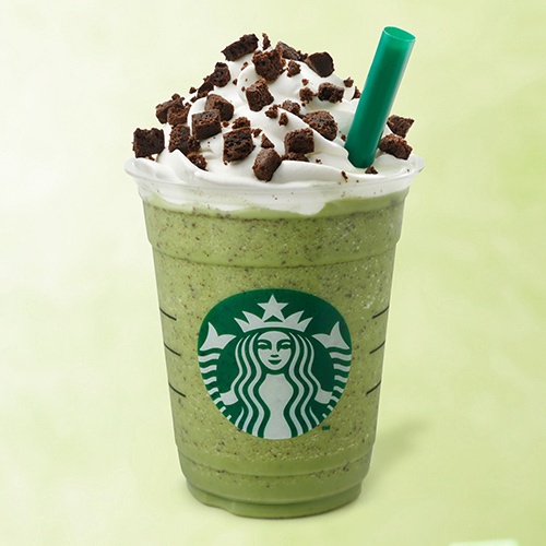 スターバックス「チョコレート ブラウニー 抹茶 クリーム フラペチーノ」期間限定で復活コピー