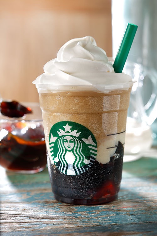 スターバックスから「コーヒー ジェリー & クリーミー バニラ フラペチーノ」限定発売コピー