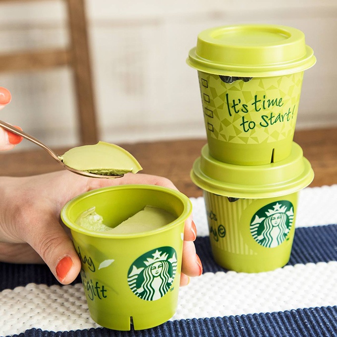 スターバックスから「抹茶プリン」発売 - なめらかな舌触りと濃厚な抹茶の味わいコピー