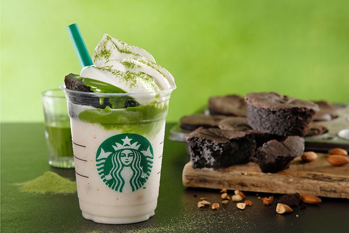 スタバの新作ドリンク「チョコレート ケーキ トップ フラペチーノ with 抹茶ショット」コピー スタバの新作ドリンク「チョコレート ケーキ トップ フラペチーノ with 抹茶ショット」コピー